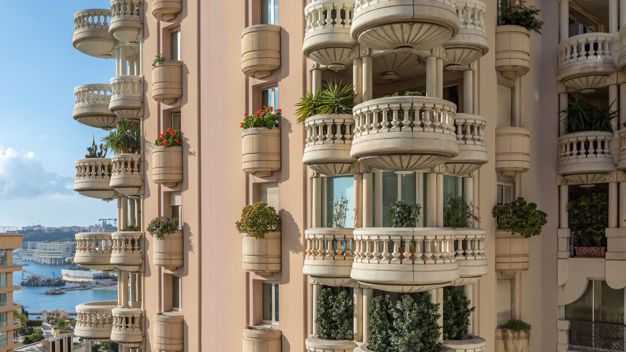 Buying property in monaco offers choice of unique architecture including the Florestan building
