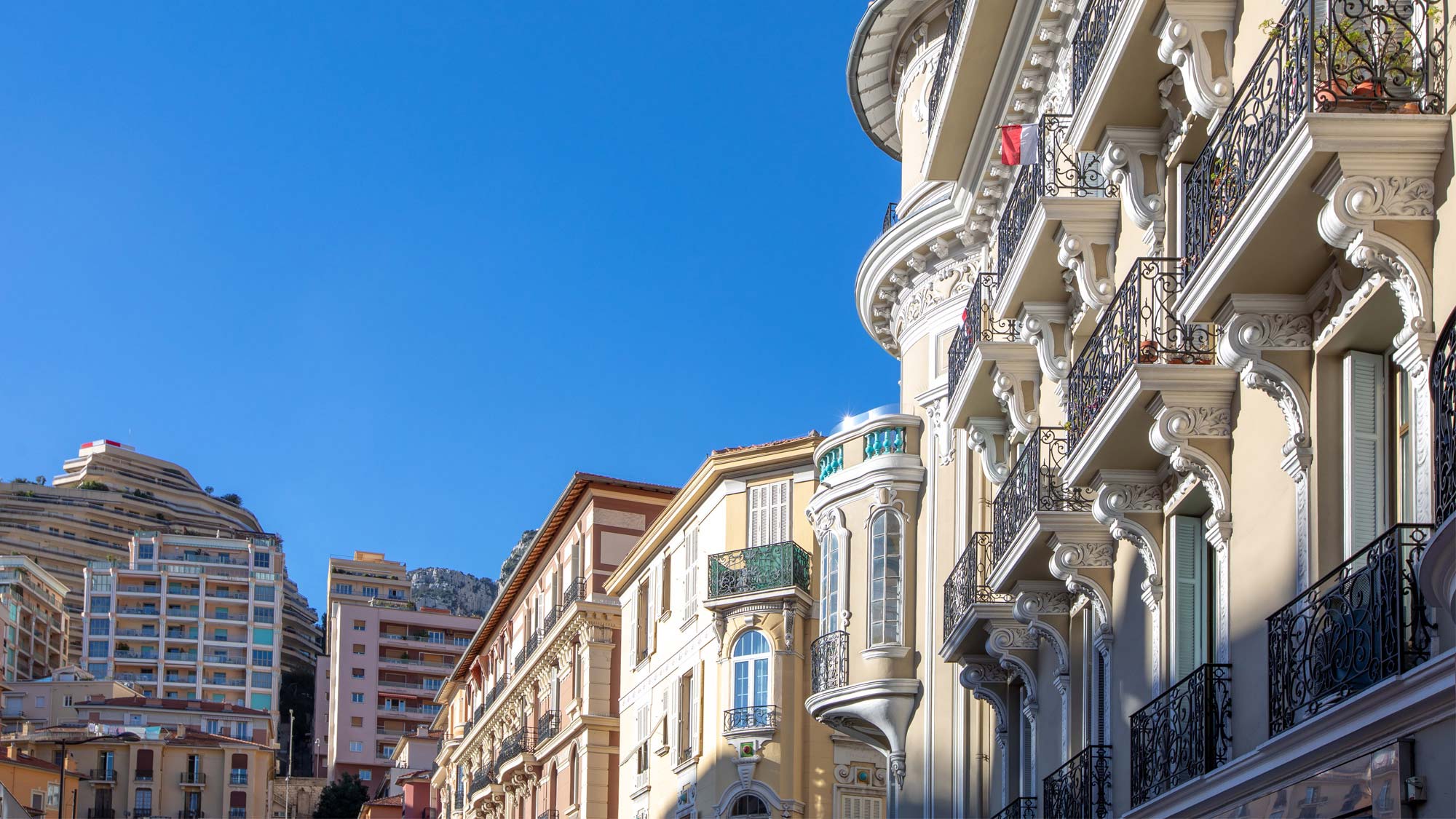Facade d'immeuble à Monaco